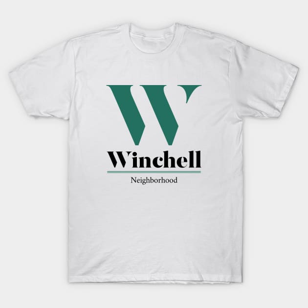 Winchell Neighborhood Kalamazoo Design T-Shirt by KzooDesigns